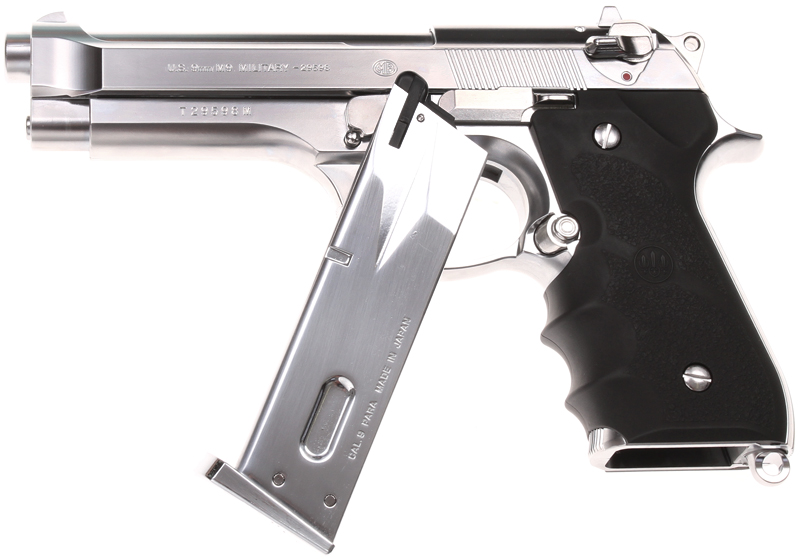 Beretta M92F, stainless, GBB, Tokyo Marui