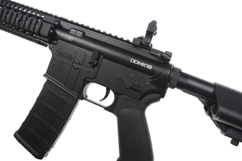 EMG Daniel Defense MK18 RII, 10,3 inch, negro, Cyma Platinum, CM.105