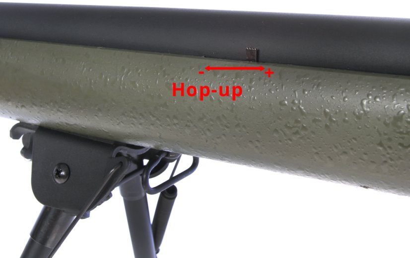 M24 Socom OD, kétlábú állvány, távcső, Snow Wolf, SW-04G ++