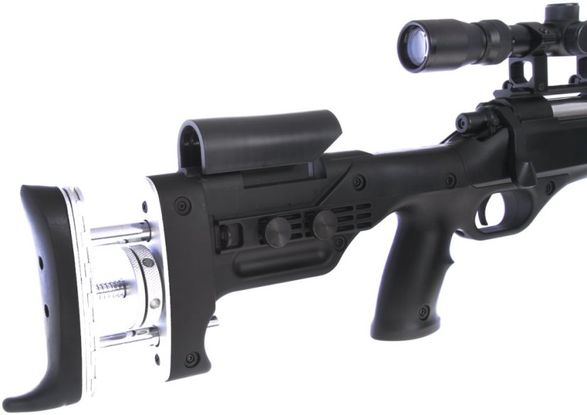 VSR-12D, black, bipod, scope, Upgrade version, Well, MB12D