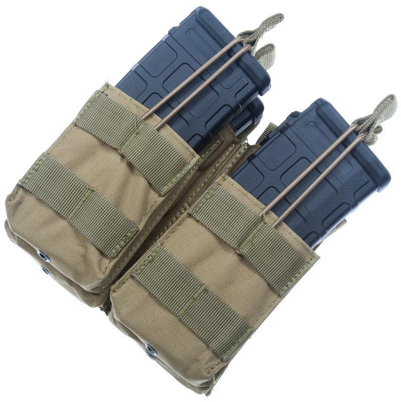 Magazintasche 4x M4/AK, Molle, TAN, ACM