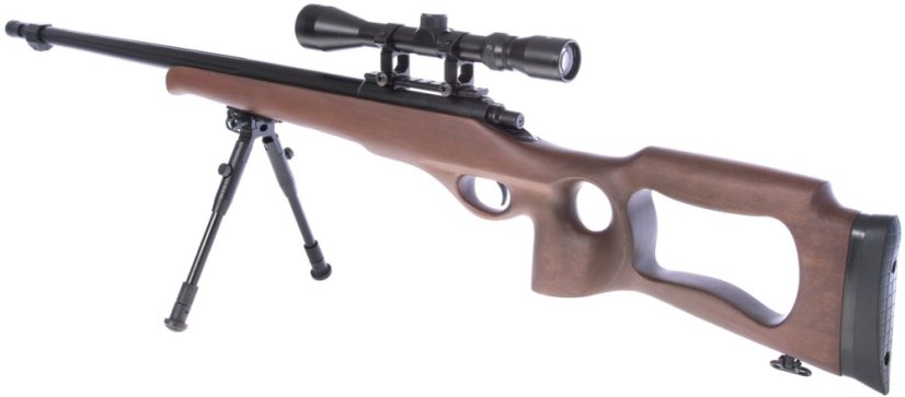 VSR-09D, real wood, bipod, scope, Upgrade version, Well, MB09D