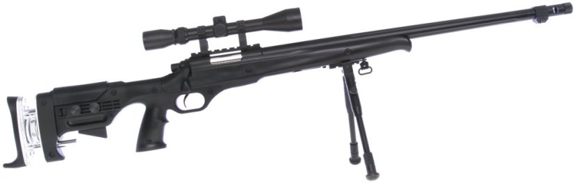 VSR-12D, black, bipod, scope, Upgrade version, Well, MB12D