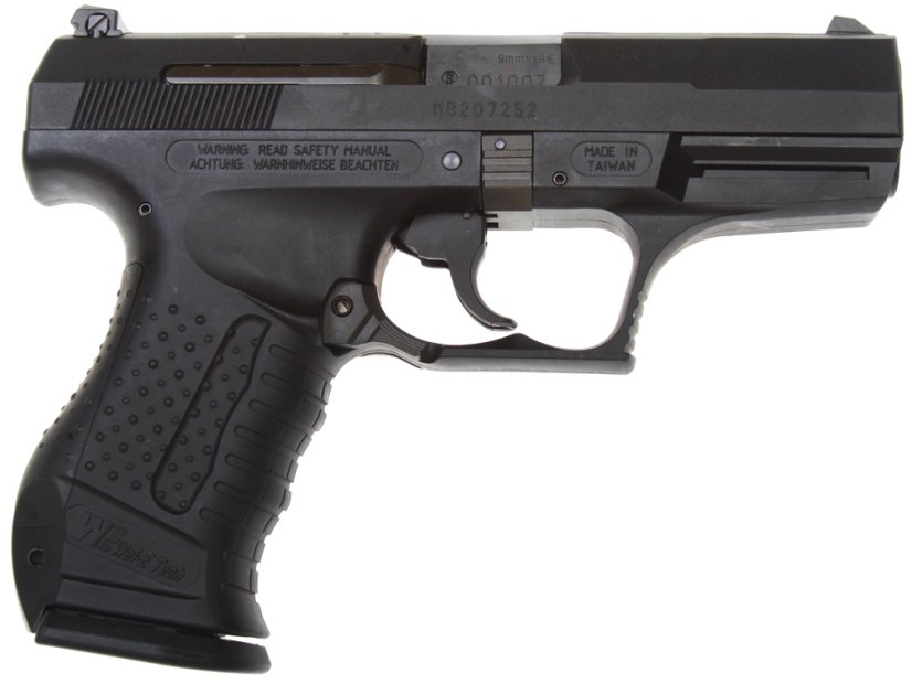 Walther P99, God of War, noir, GBB, WE
