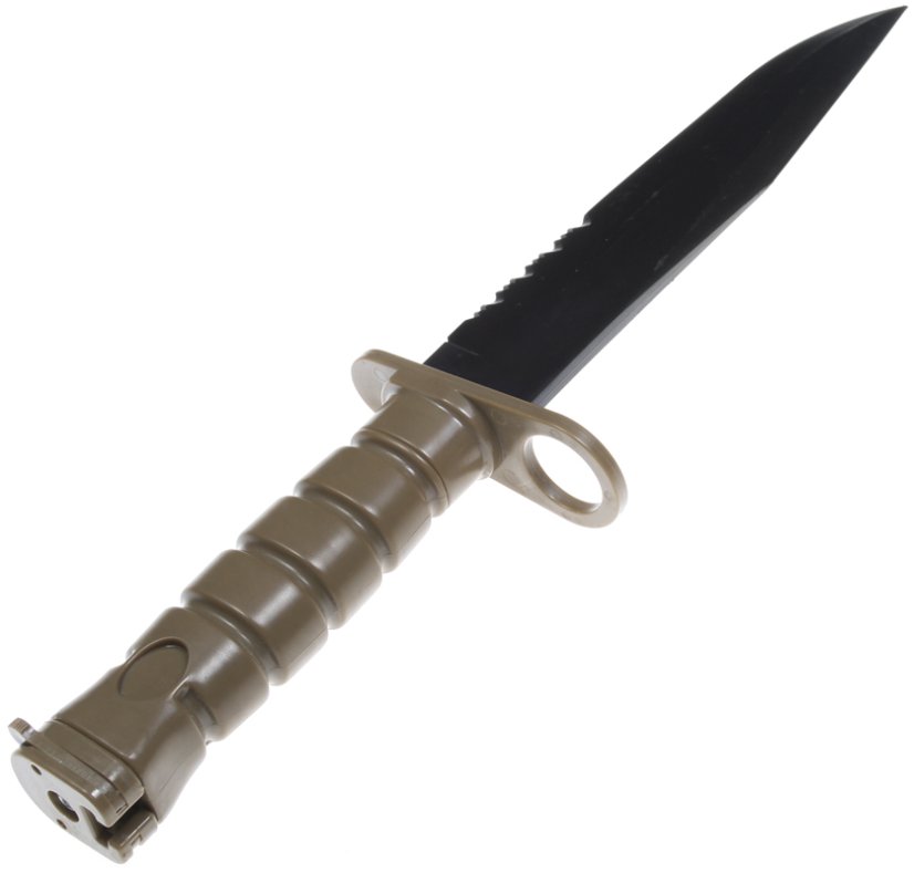 Rubber bayonet M10, dummy, TAN, ACM