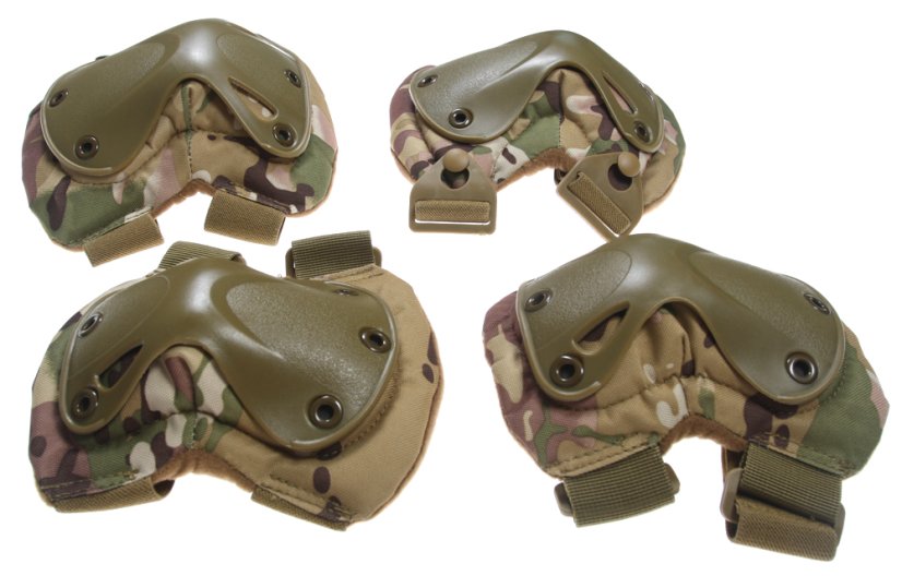 Knie- und Ellbogenschützer-Set, X-CAP, Multicam, ACM