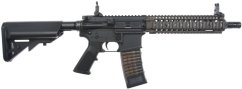 EMG Colt MK18 10.5 Inch Mod 1, DD RII, GBBR, Black/Brown Two Tone, Cyma CGS, COLT.1001