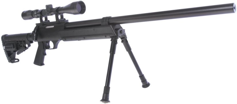 SR-13D, black, bipod, scope, Upgrade version, Well, MB13D
