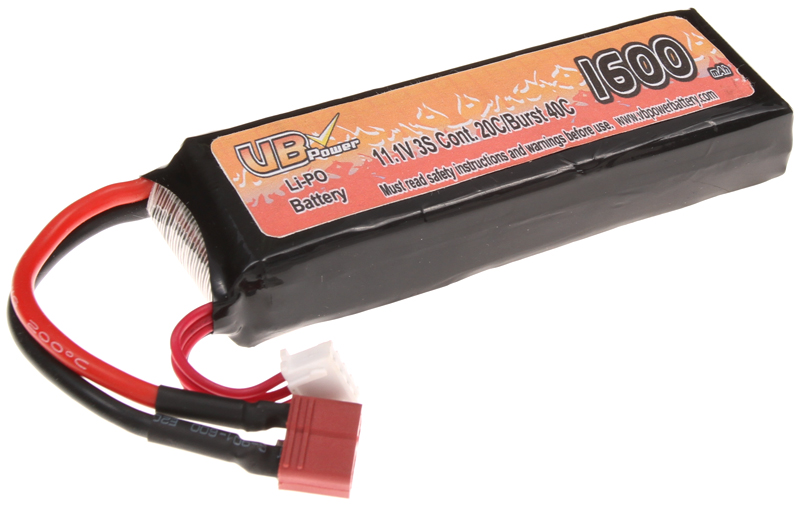 Akkumulátor, közepes blokk, Li-Pol, 11,1 V, 1600 mAh, 20C, VB Power