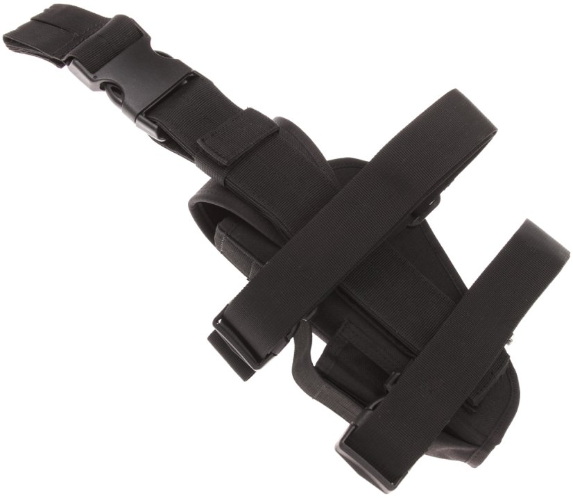 Tactical holster with flap, large, black, Strike