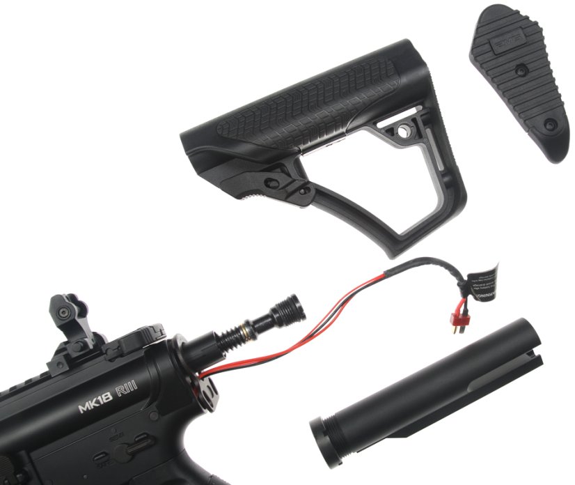 EMG Daniel Defense DD4 MK18 RIII, 10.3 Inch, Black, Cyma Platinum, CM.105A