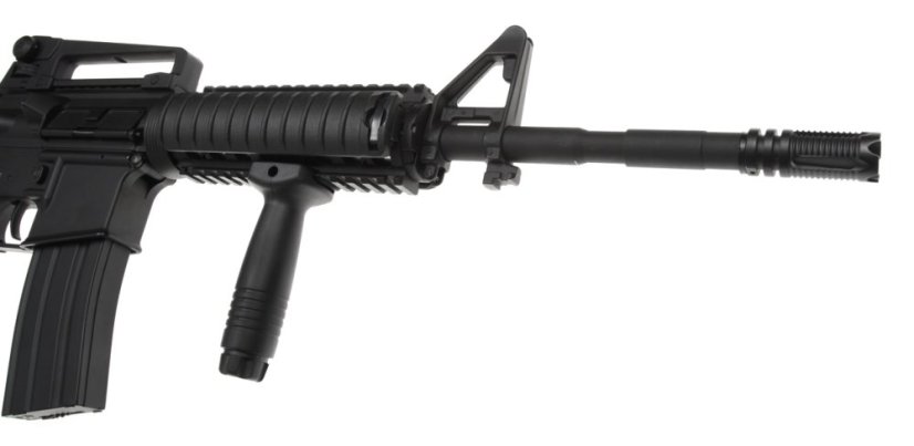 Power Custom M4A1 RIS, akkumulátor csőben, 160 m/s, AirsoftGuns, BY-051, BI-5181M