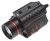 Latarka taktyczna, całkowicie metalowa, M7P, LED, laser, czarna, ACM