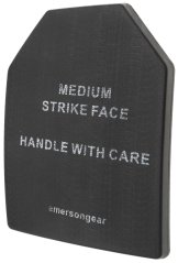 Plastic ballistic SAPI plate, dummy, ACM