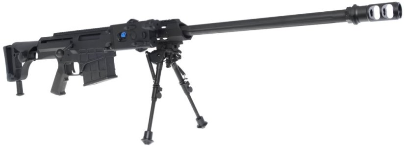 Barrett M98B, fekete, kétlábú állvány, Snow Wolf, SW-016