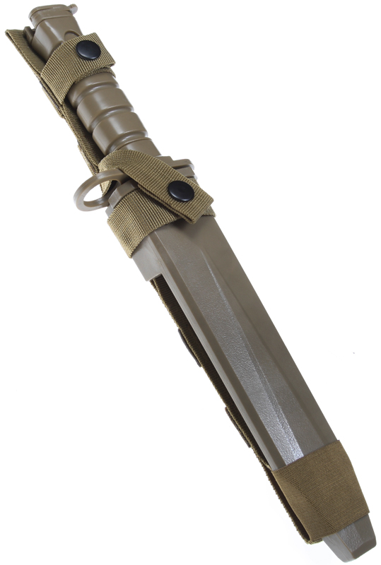 Rubber bayonet M10, dummy, TAN, ACM