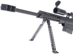 Barrett M82A1, kétlábú állvány, távcső, Snow Wolf, SW-02A