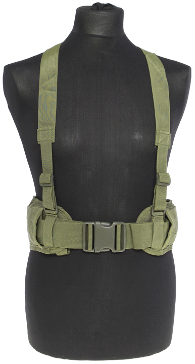 Kampfgürtel mit Treks, Molle, OD, ACM