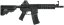 Amoeba M4 short, black, Ares, AM-008, CG-002