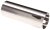 Polished stainless steel cylinder M4, smooth, V notch, SHS
