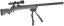 M24 Socom OD, kétlábú állvány, távcső, Snow Wolf, SW-04G ++