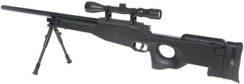 L96A1, black, bipod, scope, Upgrade version, Well, MB01C