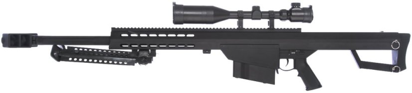 Barrett M82A1 CQB, bipod, scope, Snow Wolf, SW-02
