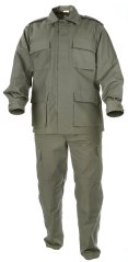 Komplette US-BDU-Uniform, OD, XXL, ACM