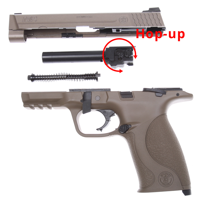 Smith & Wesson M&P9, V Custom, FDE, GBB, Tokyo Marui