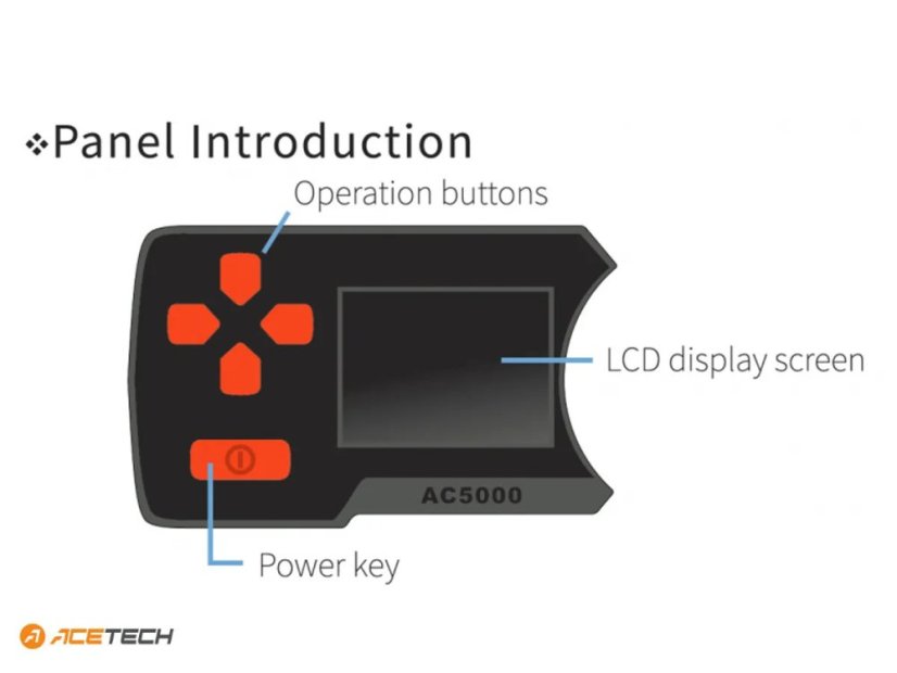 AC5000 chronograph, Acetech