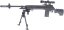 M14, black, bipod, scope, AGM, MP008