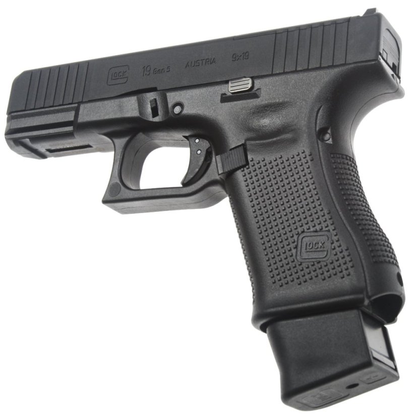 Glock 19 Gen 5 FS MOS, fekete, GBB, CO2, Umarex