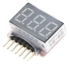 Digitális Li-Pol monitor, 1-6S, iMaxRC
