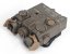 Box PEQ DBAL-A2, LED flashlight, laser, tan, WADSN