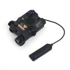 Box AN/PEQ 15, LED zseblámpa, lézer, fekete, WADSN
