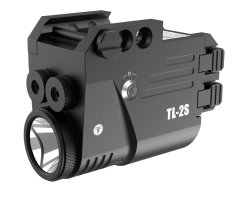 Latarka taktyczna TL-2S, 500 lm, laser, czarna, T-Eagle