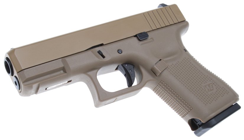 Glock 19, cadre 5e génération, beige, GBB, WE