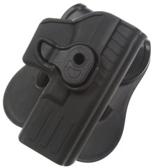 Pistol holster IMI, DX, Glock, black, ACM