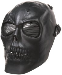 Maschera protettiva, DEATH, nera, ACM