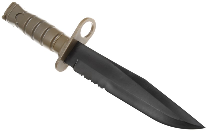 Rubber bayonet M10, dummy, TAN, ACM