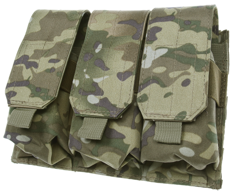 Pochette pour chargeurs, universelle, triple, multicam, ACM