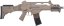 H&K G36CV, blowback, FDE, Umarex