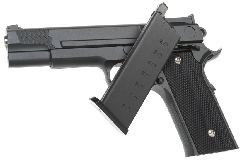 S&W PC 945, fém, fekete, Galaxy, A&K, G.20