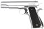 Colt M1911A1, fém, ezüst, Galaxy, A&K, G.13S