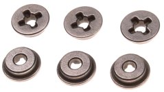 Tuleje, stalowe, bezolejowe, 8 mm, z rowkiem krzyżowym, SHS