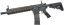 EMG Colt MK18 10.5 Inch Mod 1, DD RII, GBBR, Black/Brown Two Tone, Cyma CGS, COLT.1001