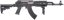 AK-47 RIS Tactical, metal, M4 stock, Cyma Standard, CM.039C