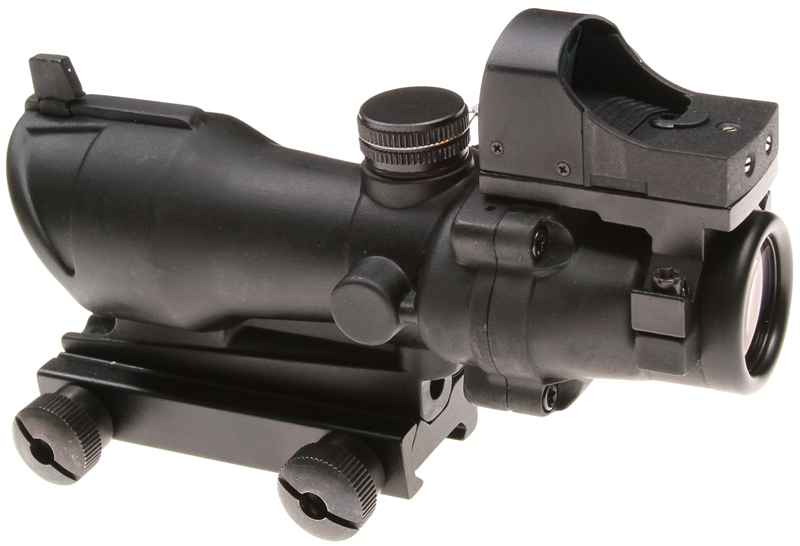 Riflescope ACOG with red dot sight, 4x32, ACM