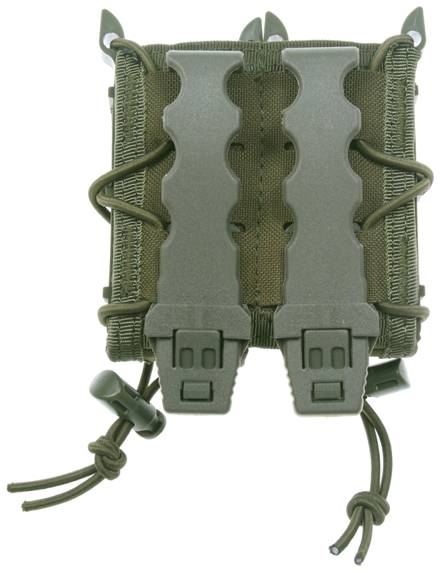 Pistol magazine pouch Spider, double, OD, ACM