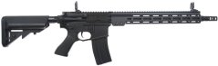 KAC SR16, MK16 M-LOK 14,5 inch, kétkezes, nyomkövető kamra, fekete, Cyma Platinum, CM.006R-14.5
